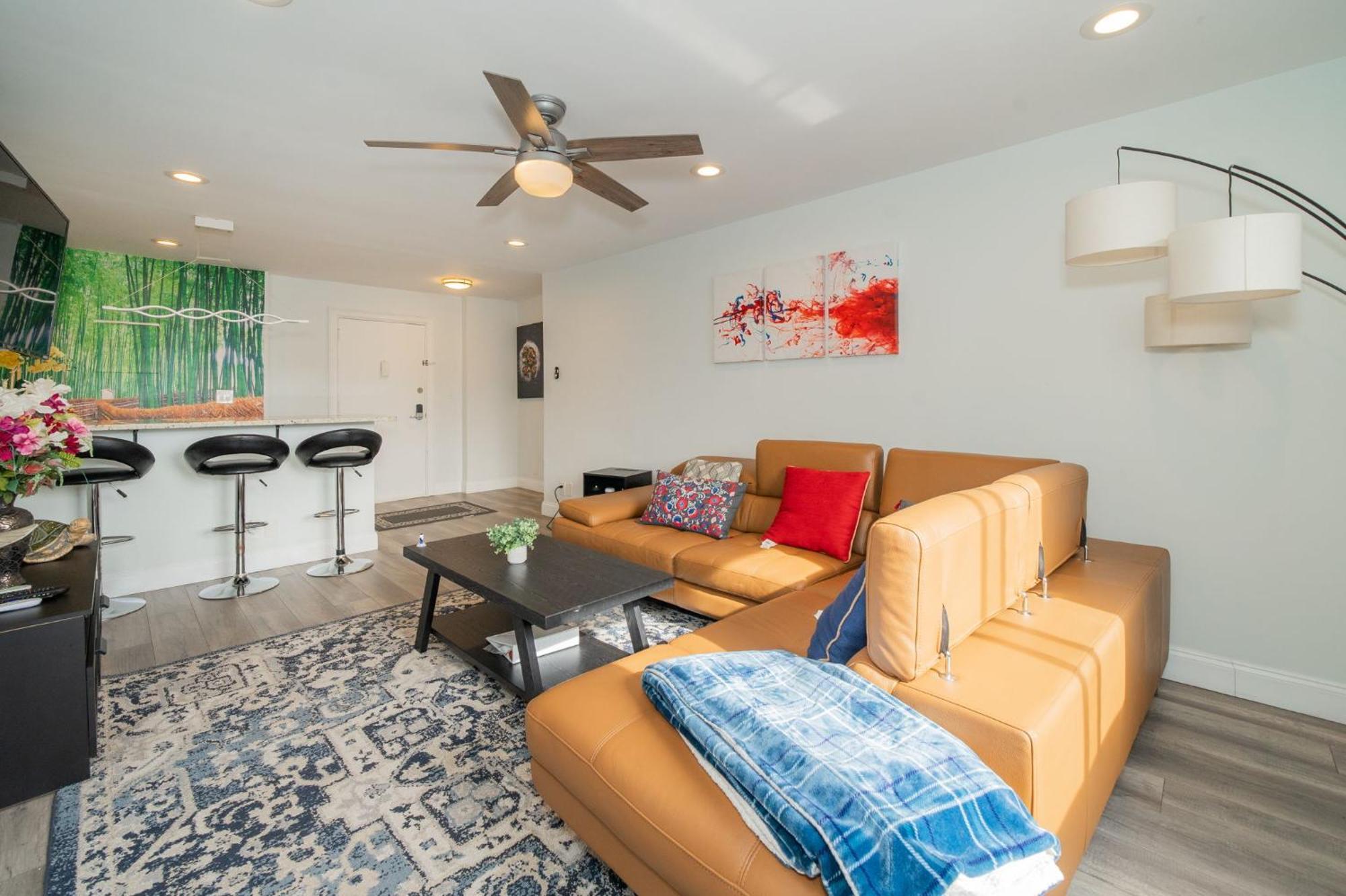 Just Renovated 3 Br/2bath/ Parking+ Downtown View Apartment